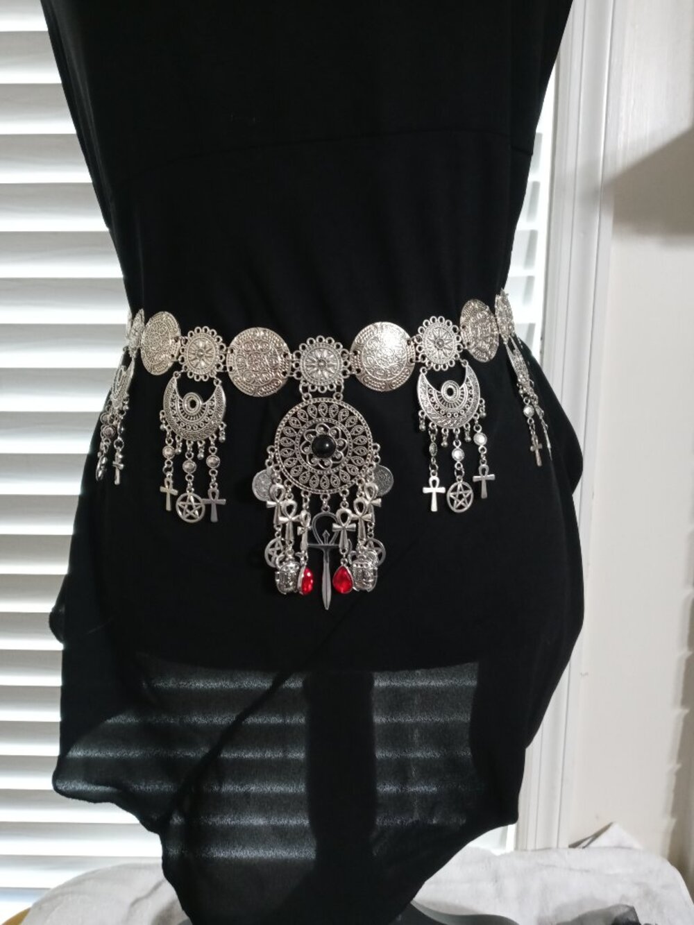 🖤 Handmade Gothic Boho Belt